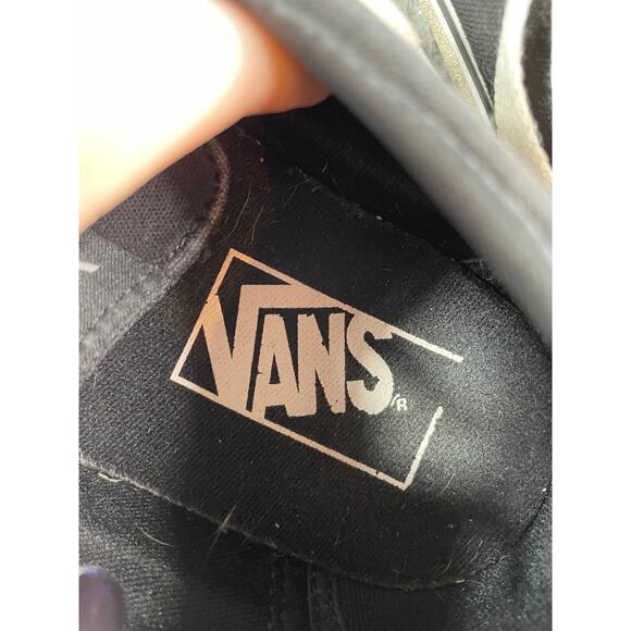 Van Old Skool Skateboard Shoes Womens Size 7.5 Black Canvas Low Top 500714 - Picture 4 of 7